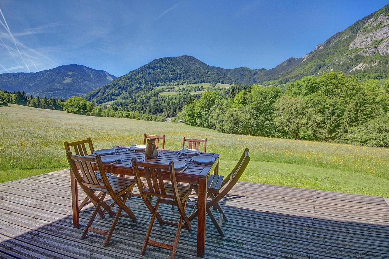 Chalet Wifi - Le Biot - 8 Personnes - Chalet Morand מראה חיצוני תמונה